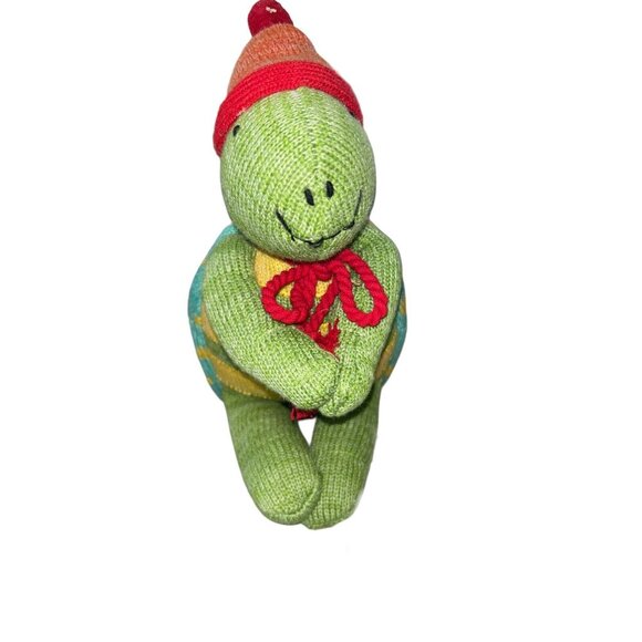Monkeez Teeny the Turtle Plush Knit Sock Toy 8" Midwest CBK Stuffed Animal NWT - Picture 2 of 5